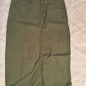 Inherit Co Olive Skirt